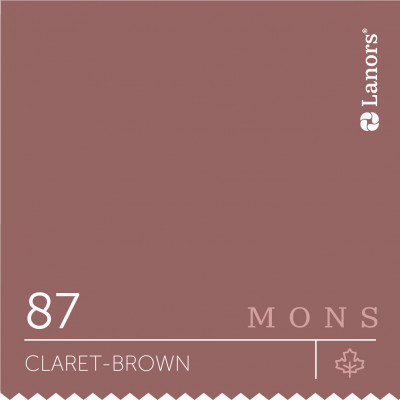 Краска Lanors Mons «Claret-Brown» (Бордово-коричневый), 87