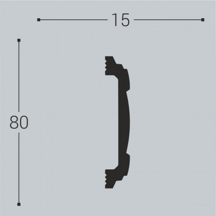 Наличник Bello Deco, Н8 80-15