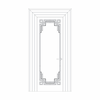 Готовое решение: Оформление дверей RoDecor Легенды Ар-деко «Эрте», 76443AR