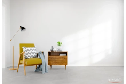 ПВХ-плитка Vinilam Allure Stone Glue «Серебристый Бетон Glue», 88803