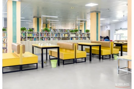 ПВХ-плитка Vinilam Allure Stone Glue «Серебристый Бетон Glue», 88803