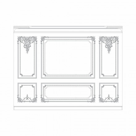 Готовое решение: Стена RoDecor Царскосельский Рококо «Лемус Ф3», 77103RC