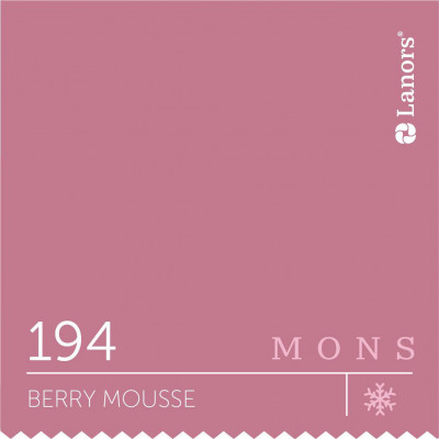 Краска Lanors Mons «Berry Mousse» (Ягодный мусс), 194