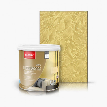 Декоративная краска Clavel «Luminadore», Gold