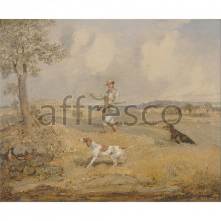 Фреска Affresco, Henry Thomas Alken Partridge Shooting