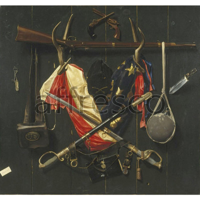 Фреска Affresco, Alexander Pope Emblems of the Civil War