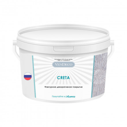 Декоративная штукатурка VenDeco «Creta»