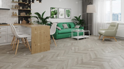 ПВХ-плитка Alpine Floor Chevron Alpine SPC «ДУБ», ECO 18-1 MC