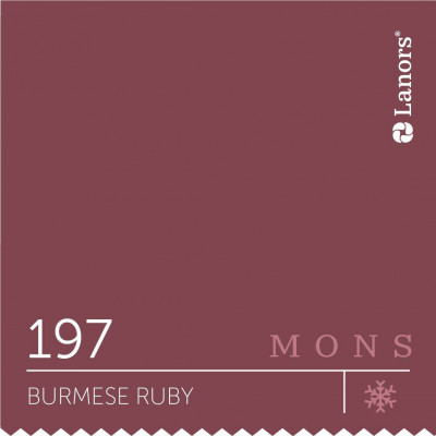 Краска Lanors Mons «Burmese Ruby» (Бирманский рубин), 197