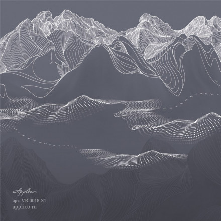 Фреска Applico Two «Горные ноты», VR.0018-S1