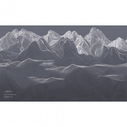Фреска Applico Two «Горные ноты», VR.0018-S1