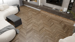 ПВХ-плитка Alpine Floor Chevron Alpine SPC «Макадамия», ECO 18-5 MC