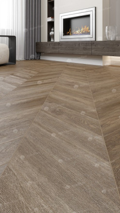ПВХ-плитка Alpine Floor Chevron Alpine SPC «Макадамия», ECO 18-5 MC