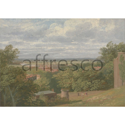 Фреска Affresco, Thomas Hofland Greenwich Hospital from the Observatory with a Distant View of London