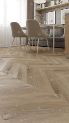 ПВХ-плитка Alpine Floor Chevron Alpine SPC «Дуб», ECO 18-6 MC