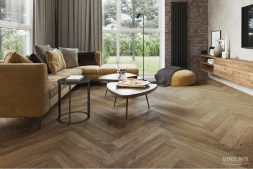 ПВХ-плитка Vinilam PARQUET Herringbone Glue «Паркет Тусон», GD11377
