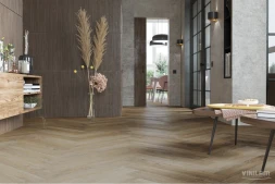 ПВХ-плитка Vinilam PARQUET Herringbone Glue «Паркет Тусон», GD11377