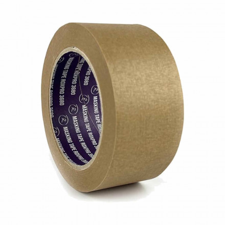 Лента малярная RoxelPro «Roxpro», 48 мм х 40 м, коричневая, 3680 (305839)