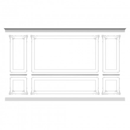 Готовое решение: Стена RoDecor Царскосельский Рококо «Растрелли Ф2», 77402RC