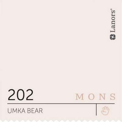 Краска Lanors Mons «Umka Bear» (Медвежонок Умка), 202