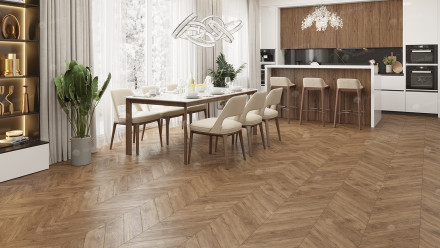 ПВХ-плитка Alpine Floor Chevron Alpine SPC «Гевуина», ECO 18-10 MC