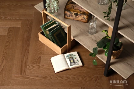 ПВХ-плитка Vinilam PARQUET Herringbone Glue «Паркет Винсент», GD11200