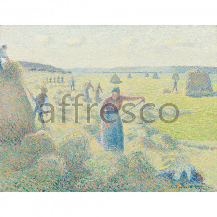 Фреска Affresco, Camille Pissarro La Recolte des Foins Eragny