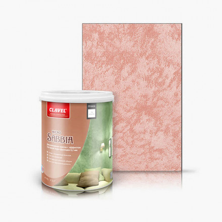 Декоративная краска Clavel «Sabbia Micro»