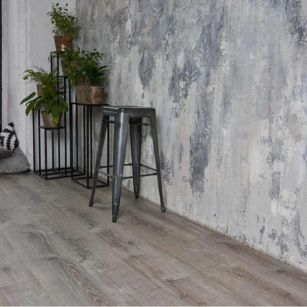 ПВХ-плитка Vinilam Allure Isocore «Дуб Дымчатый Сильвер», I966106