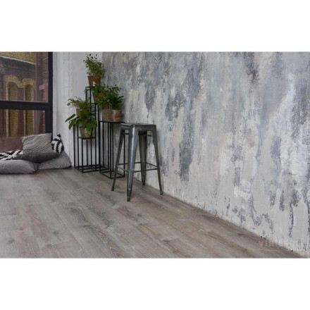 ПВХ-плитка Vinilam Allure Isocore «Дуб Дымчатый Сильвер», I966106