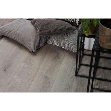 ПВХ-плитка Vinilam Allure Isocore «Дуб Дымчатый Сильвер», I966106