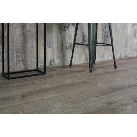 ПВХ-плитка Vinilam Allure Isocore «Дуб Дымчатый Сильвер», I966106