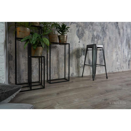 ПВХ-плитка Vinilam Allure Isocore «Дуб Дымчатый Сильвер», I966106