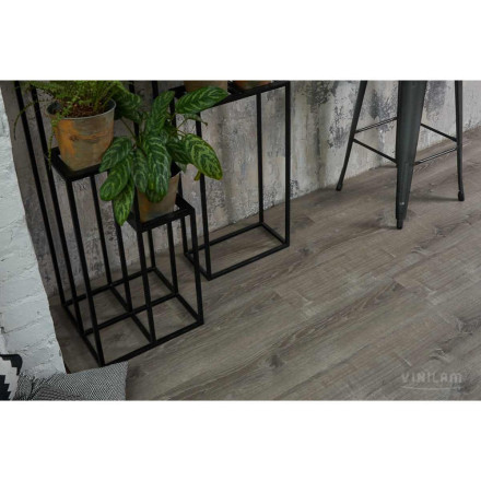 ПВХ-плитка Vinilam Allure Isocore «Дуб Дымчатый Сильвер», I966106