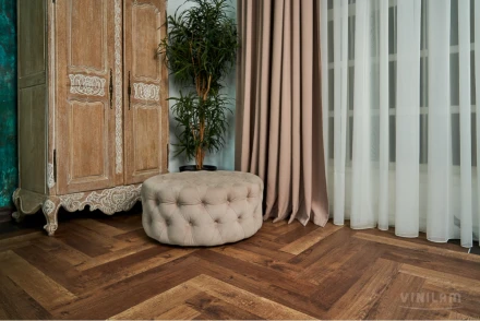 ПВХ-плитка Vinilam PARQUET Herringbone Glue «Паркет Версальский», GD11177