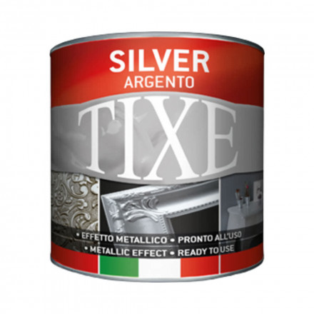 TIXE «Silver Paint For Indoor Solvent Based» краска-поталь 