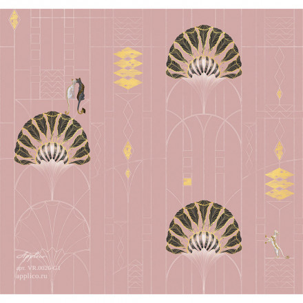 Фреска Applico Two «Кошки модерна», VR.0026-G1