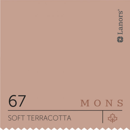 Краска Lanors Mons «Soft Terracotta» (Нежная терракота), 67