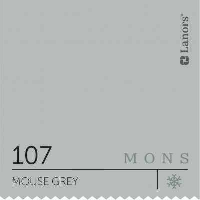 Краска Lanors Mons «Mouse Grey» (Мышиный серый), 107