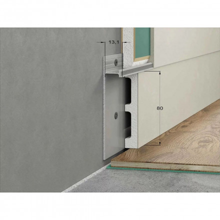 Скрытый плинтус Laconistiq «Strong» (усиленный)