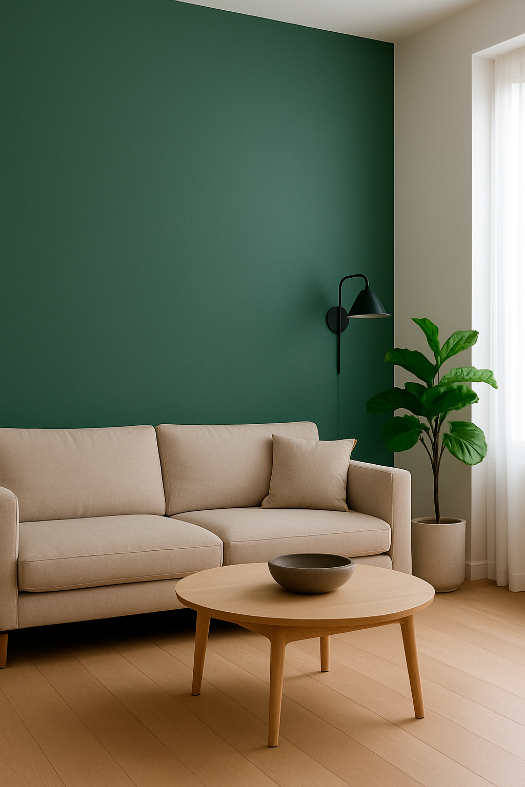 фото окрашенной стены